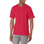 Champion T-Shirt Masculino Classic Jersey Tee Red Stone