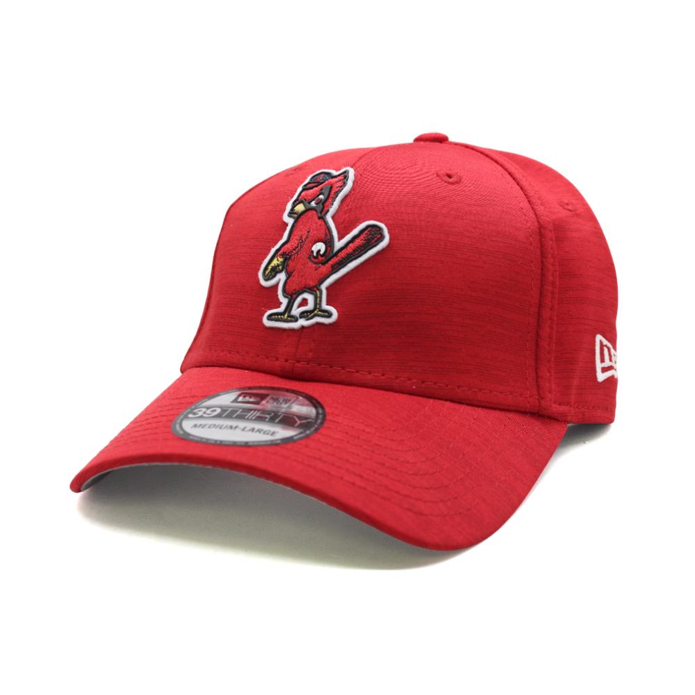 MAZ-New Era Gorros MLB 39Thirty Memphis Redbirds Red/Red/Grey