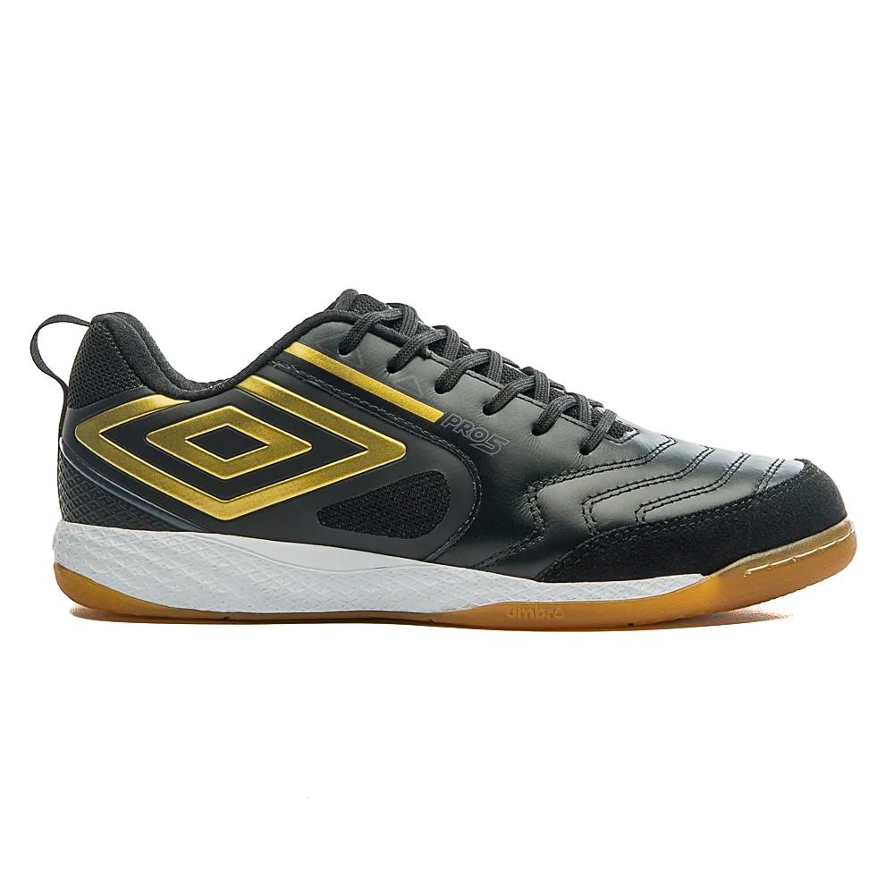 Umbro Indoor Unisex Futbol Pro 5 Bump Negro/Dorado/Periscope