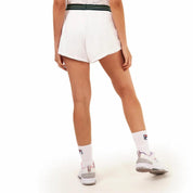 Fila Short Femenino Duplo Pinstripes Line Blanco