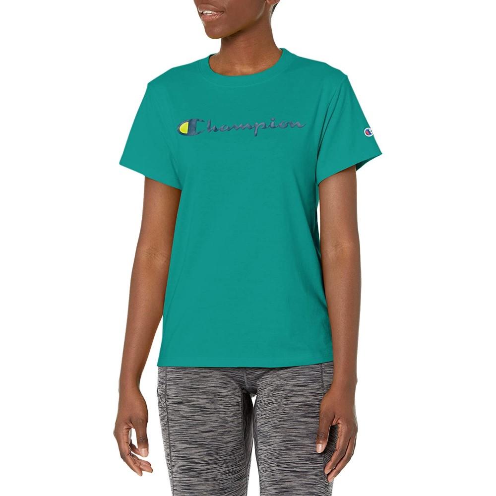 Champion Femenino The Classic Tee Green Reef