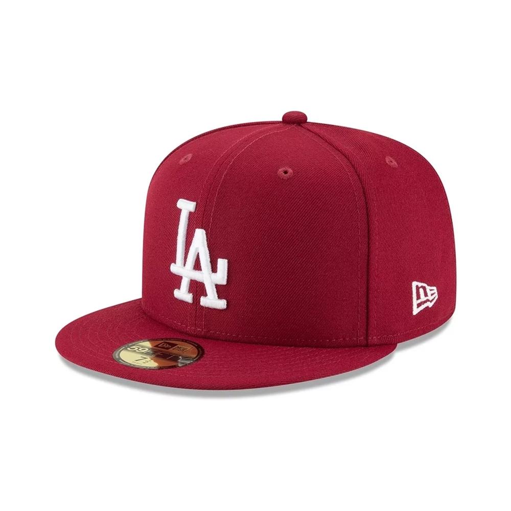 New Era Gorros MLB 59Fifty Los Angeles Dodgers Bordó/Grey/White