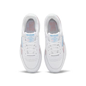 Reebok Classics Femenino Club C Double Revenge Ftwr White/Pink Glow/Radiant Aqua