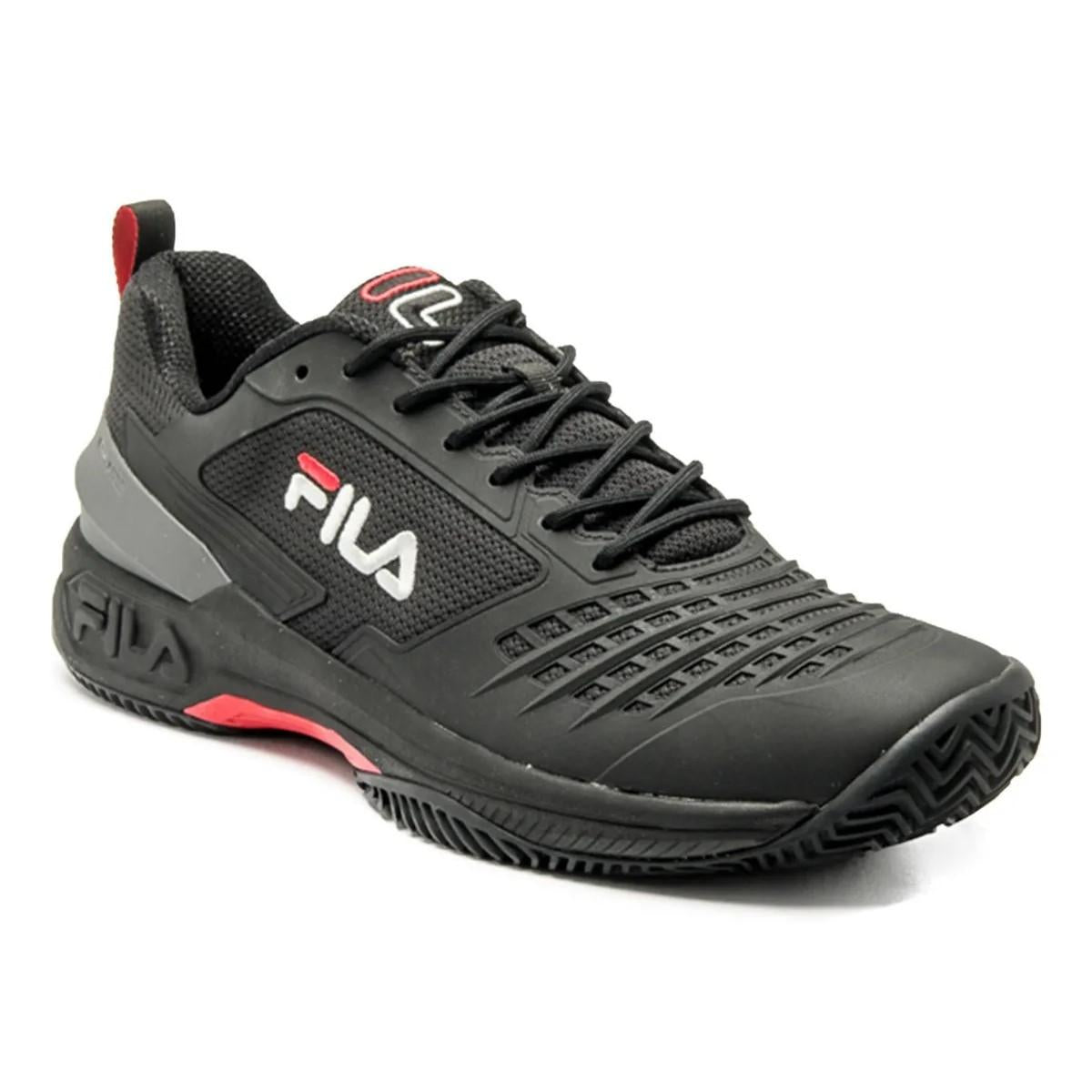 Fila Tenis Masculino Axilus Ace Clay Black/Red/Graphite