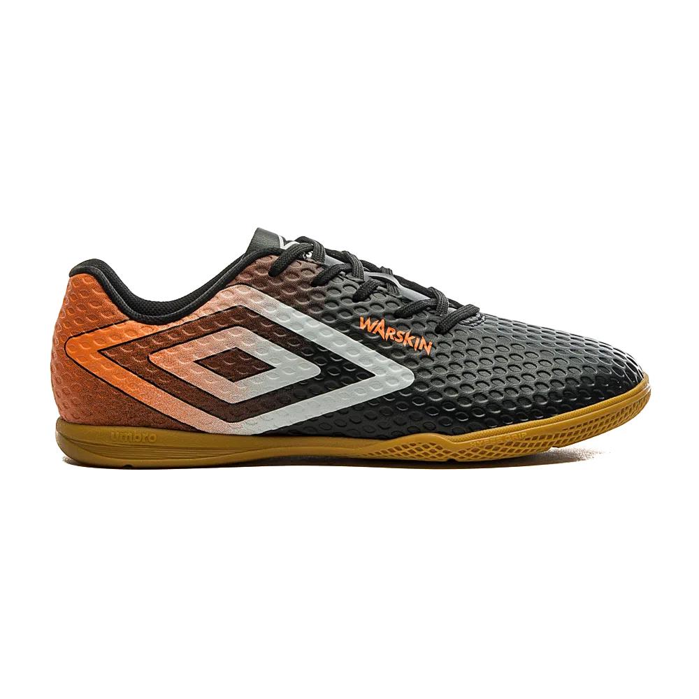 Umbro Futbol Indoor Masculino Warskin Preto/Naranja/Blanco