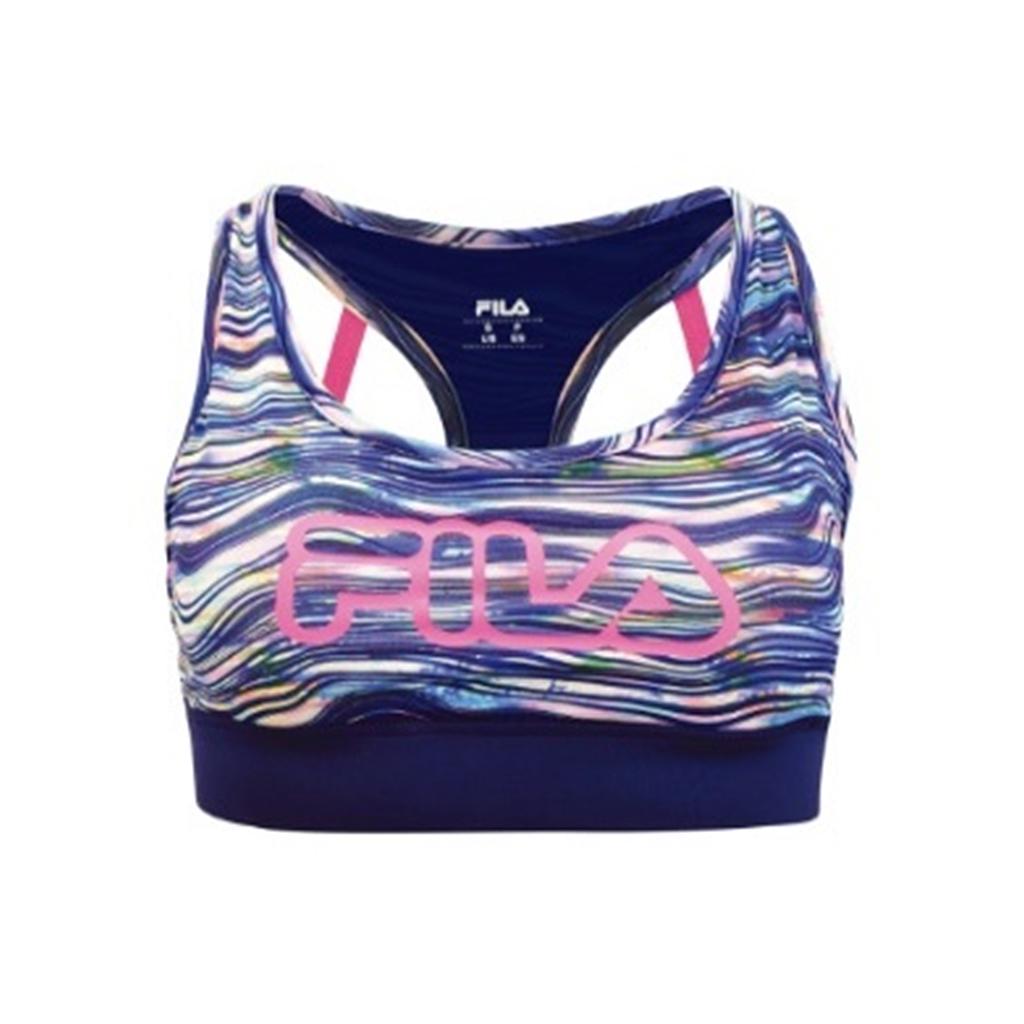 T22197W-2 Fila Tops Femenino Training Fila Navy/Knockout Pink/Print