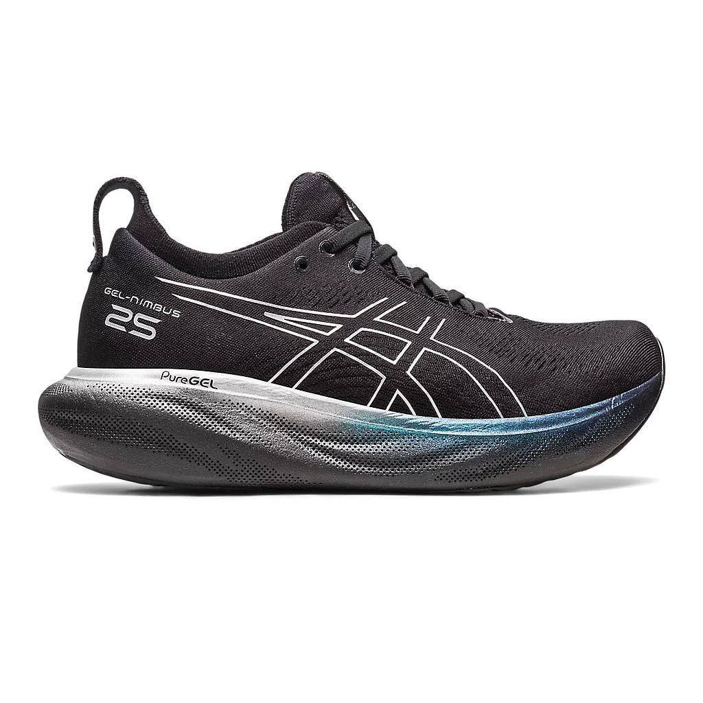 Asics Running Femenino Gel-Nimbus 25 Platinum Negro