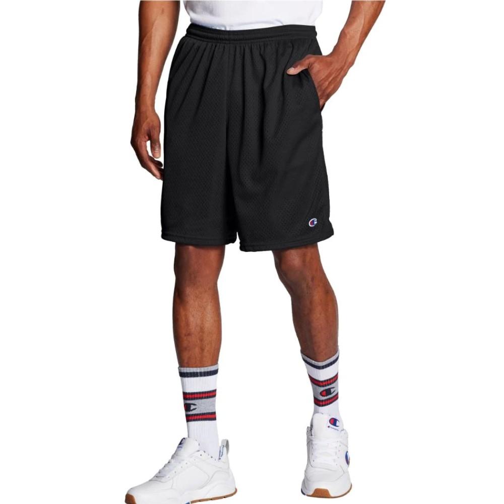 Champion Short Masculino 9-Inch Classic Mesh Short Black