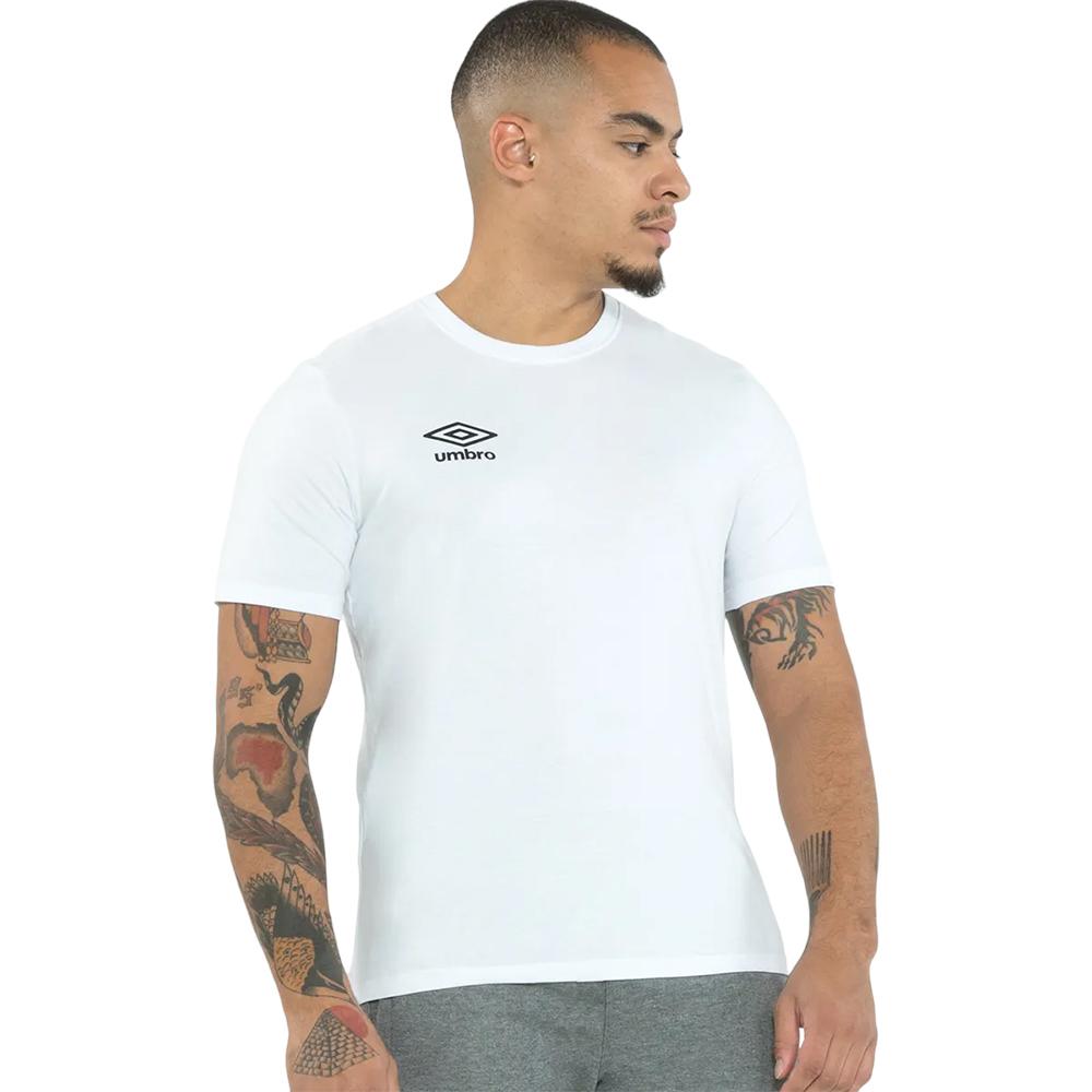 Umbro Remeras Masculino Moda Essential Blanco