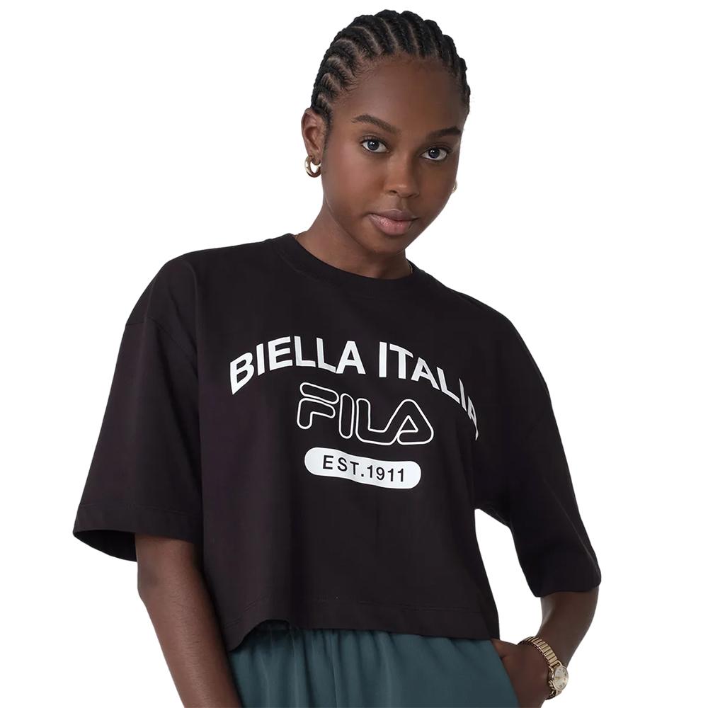 Fila Remeras Femenino T-Shirt Uc Biella Italia Black