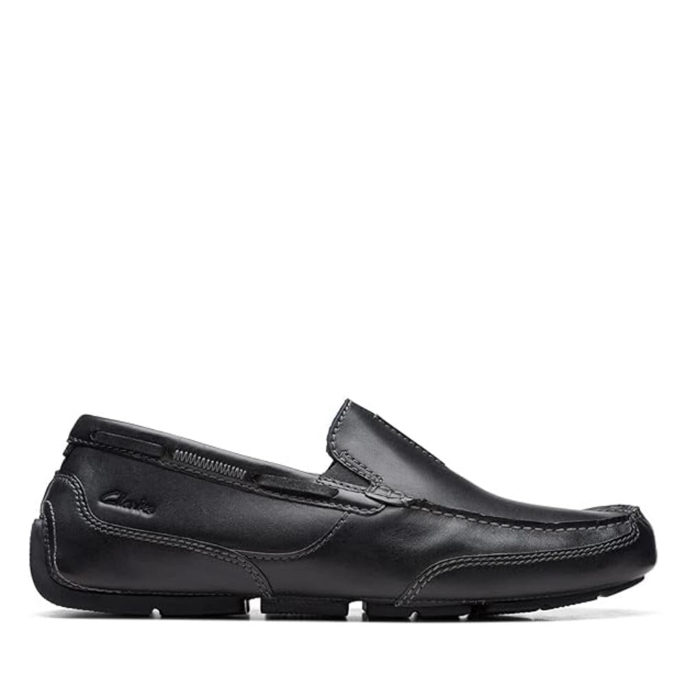 Clarks Casual Masculino Markman Seam Black Leather