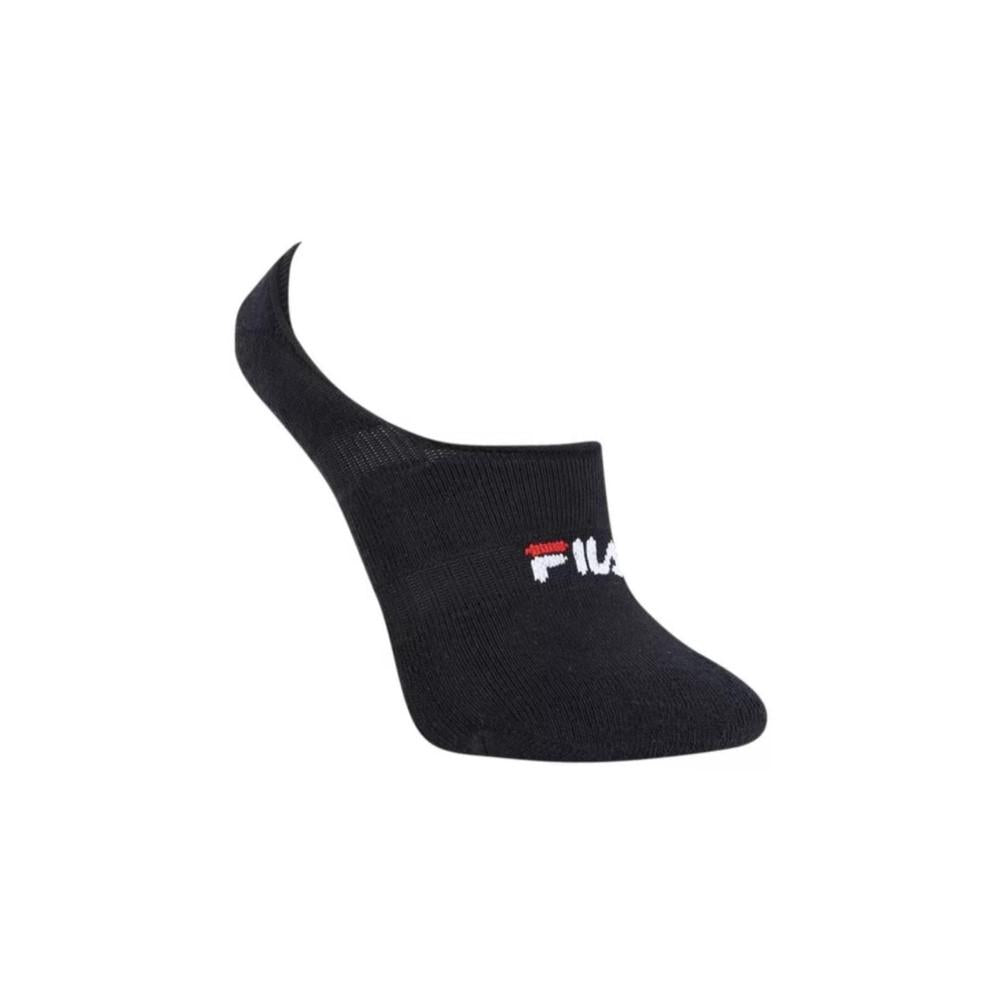 Fila Moda Medias Unisex Invisible Tripack Negro