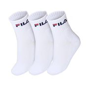 Fila Lifestyle Medias Unisex Tripack Canhoo Medio Blanco