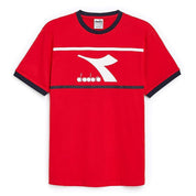 Diadora T-Shirt Masculino T-Shirt SS Slam Carmine Red