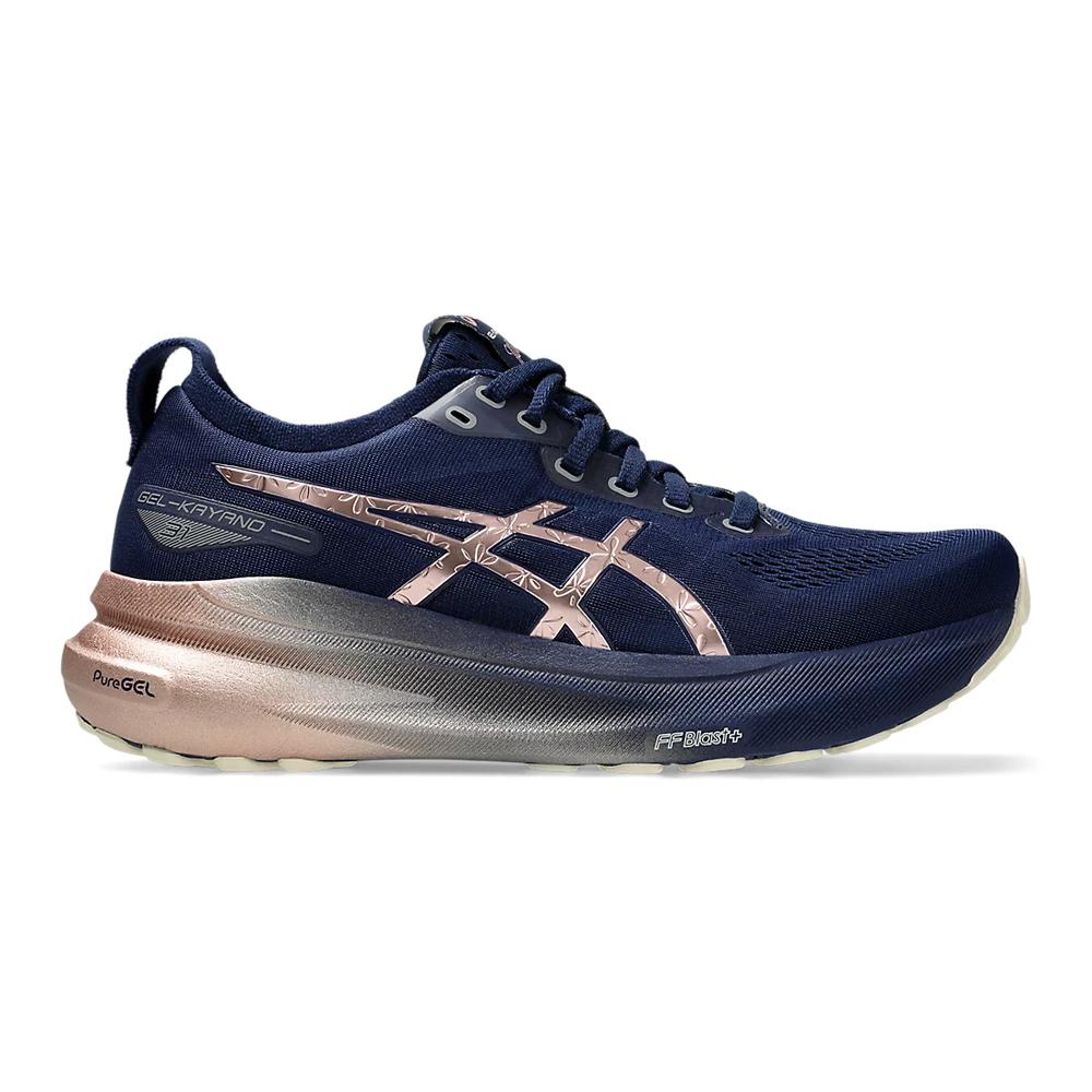 Asics Deportivos Femenino Running Gel Kayano 31 Platinum Blue Expanse/Rose Gold