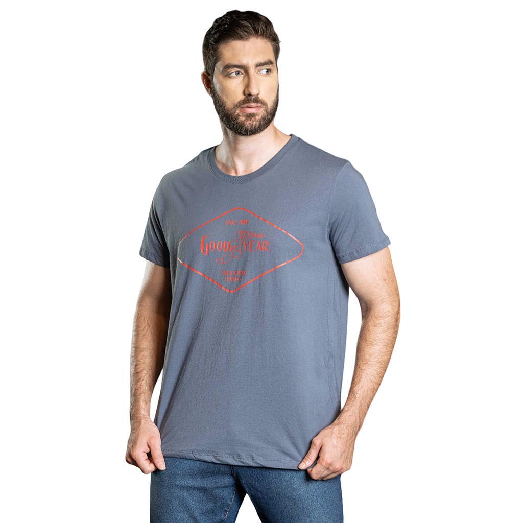 Goodyear Remeras Masculino Moda T Shirt Blue