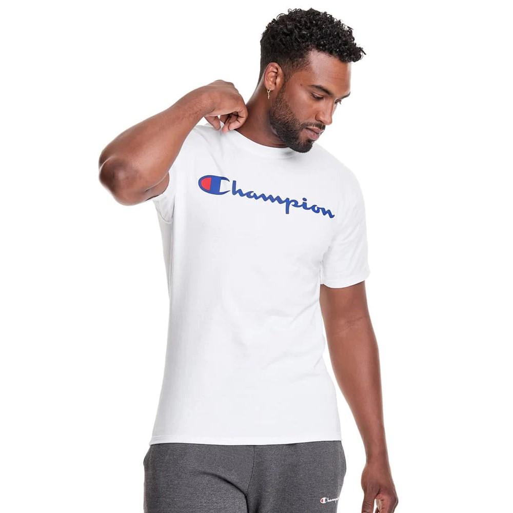 Champion T-Shirt Masculino Classic Graphic Tee White