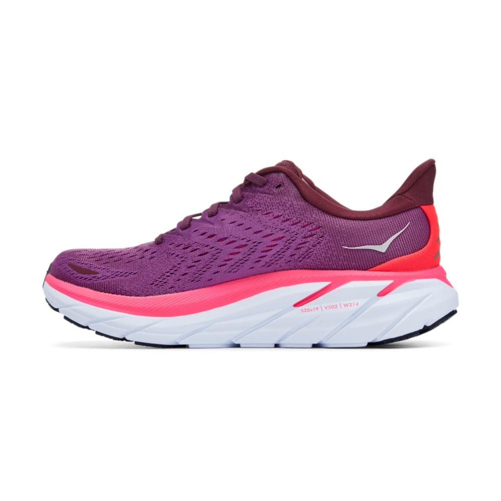 Hoka Running Femenino Clifton 8 Grape Wine/Beautyberry