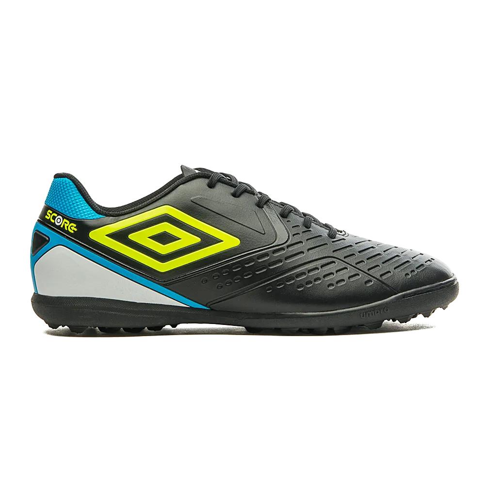 Umbro Society Masculino Futbol Score Black/Lime/AtomicBlue