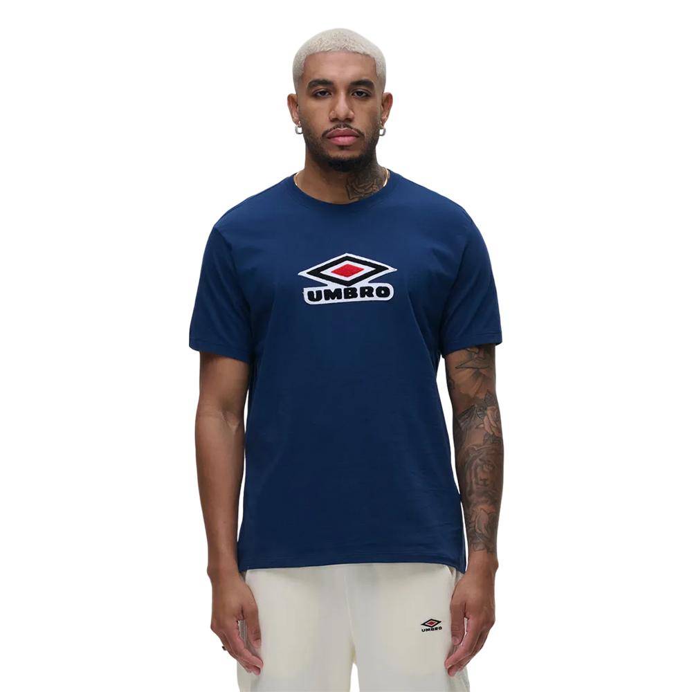 Umbro Remeras Masculino Moda Embroidery Marino