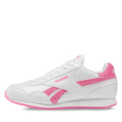 Reebok Running Niños Royal Cl Jog 3.0 Ftwr White/Ftwr White/Atomic Pink