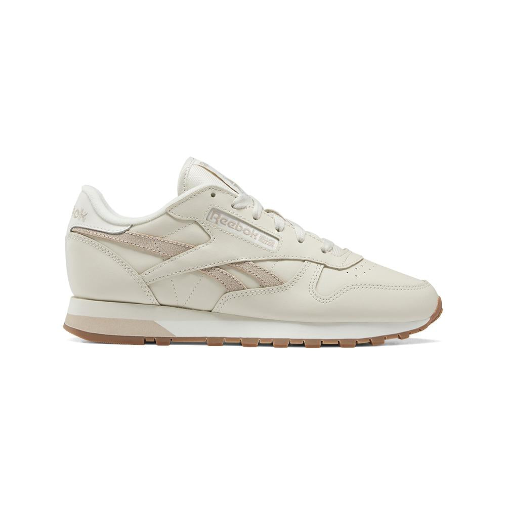 Reebok Running Femenino Classic Leather Alabaster/Modern Beige/Chalk