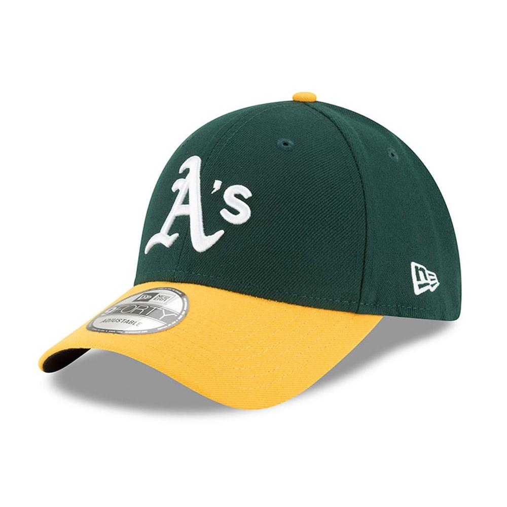 10047540 New Era Gorros MLB 9Forty Oakland Athletics Dark Green