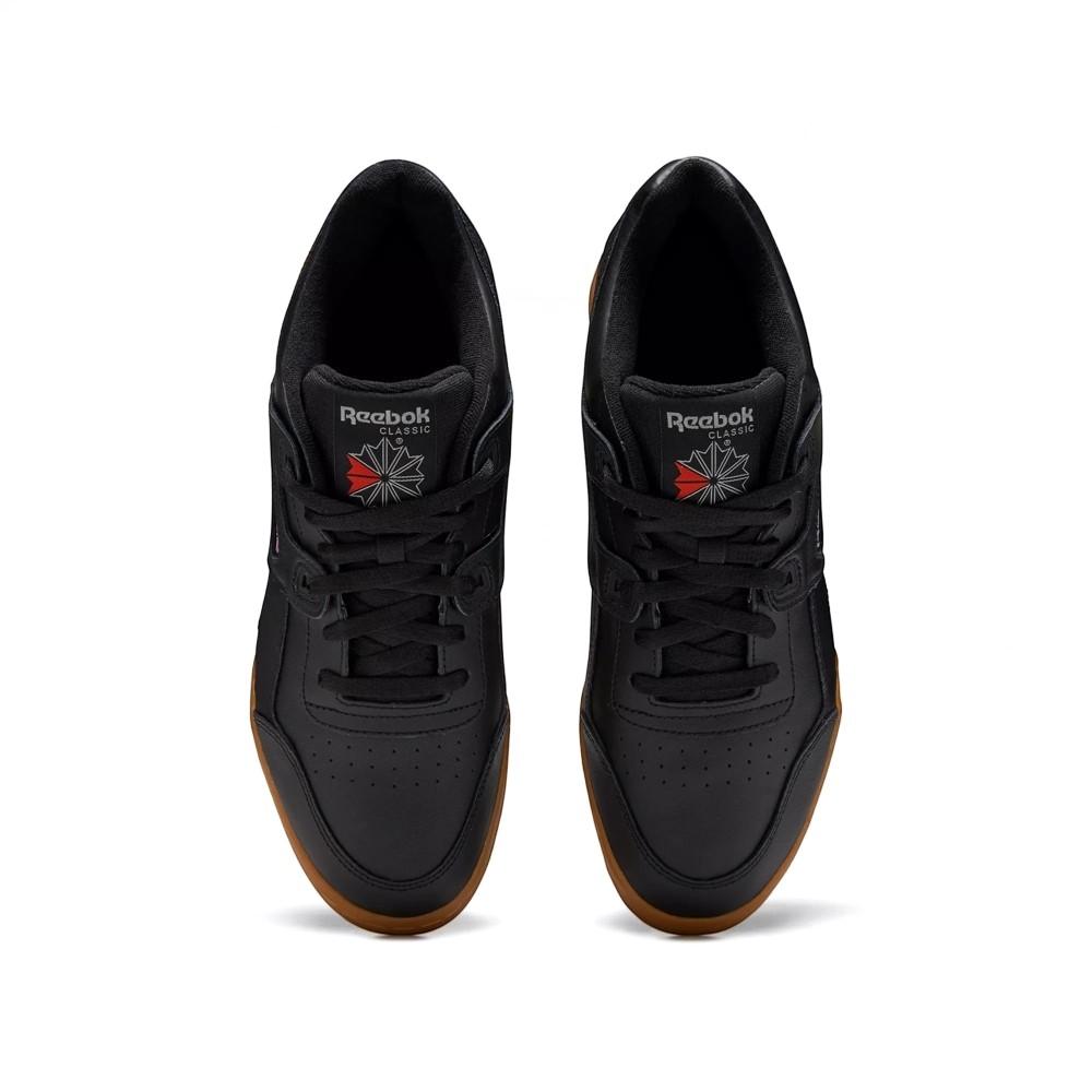 Reebok Classics Masculino Workout Plus Black/Carbon/Classic Red/Reebok Royal-Gum