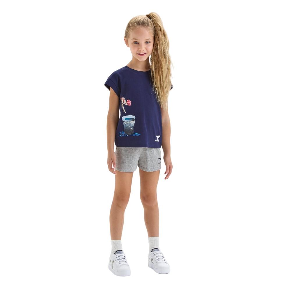 Diadora Conjuntos Junior Set Ss Sport Art Classic Navy