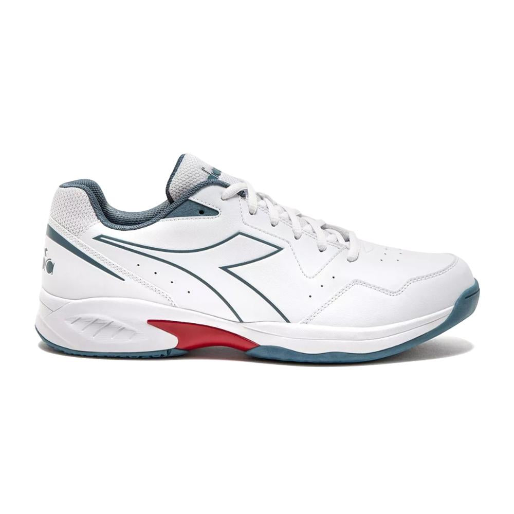 Diadora Deportivos Masculino Tenis Volee 6 White/Oceanview/Salsa