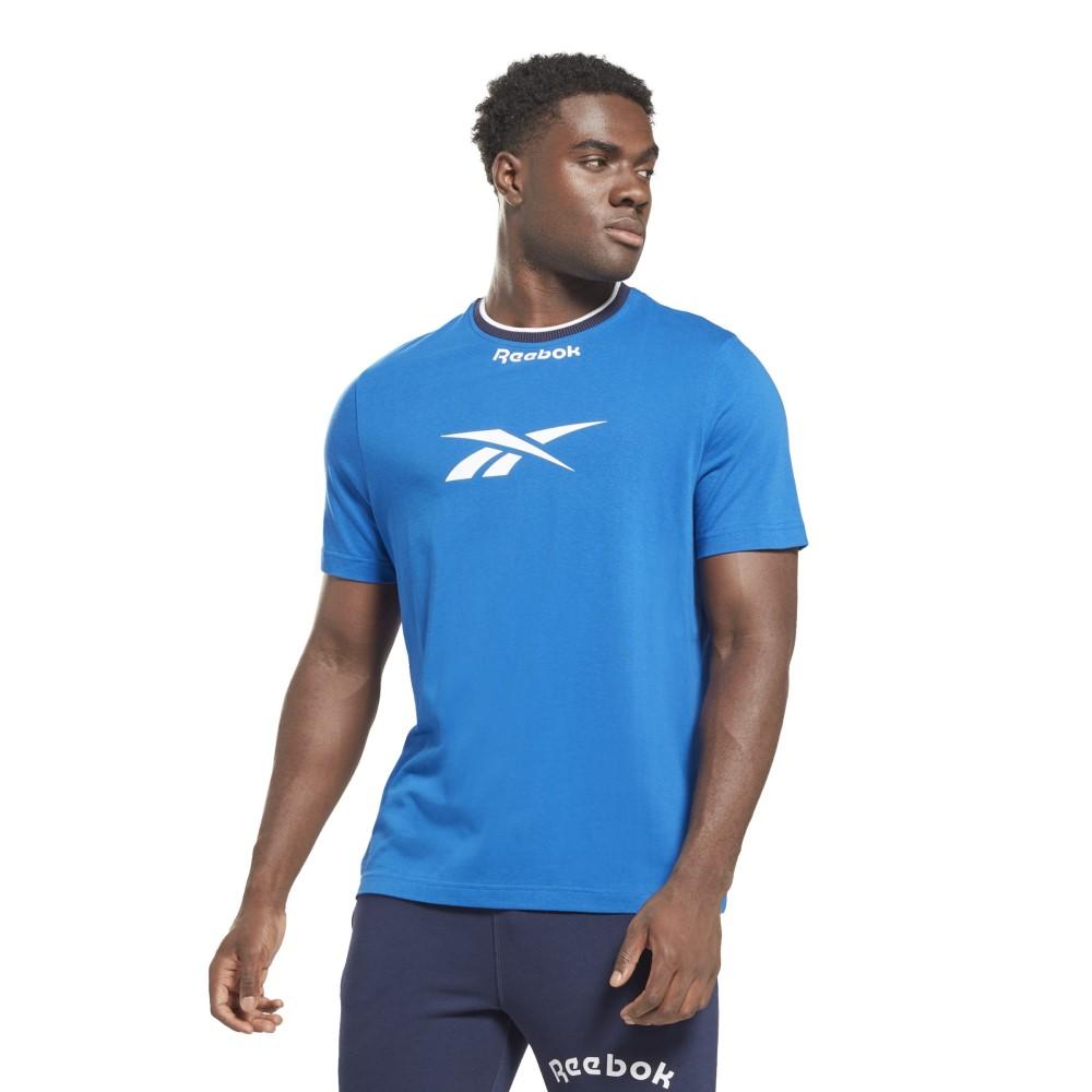 Reebok Masculino Ri Arch Logo Vector Tee Vector Blue