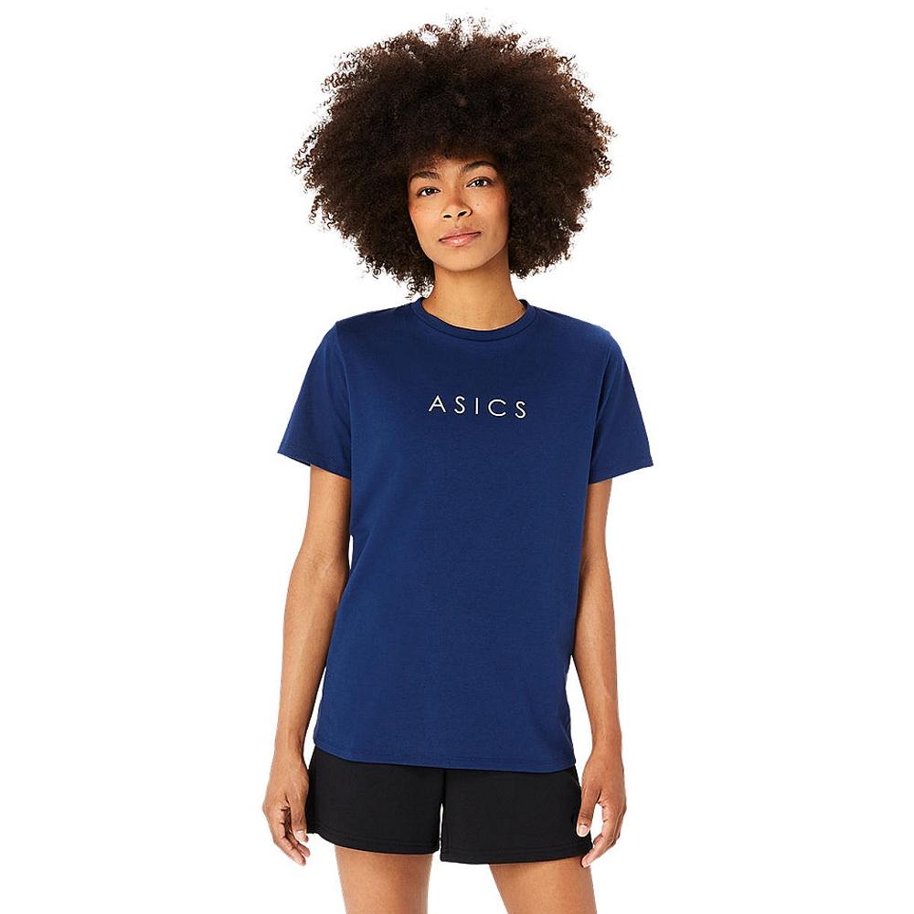 Asics Remeras Femenino Training Training Core Asics Graphic Tee Blue Expanse