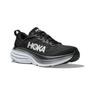 Hoka Running Femenino Bondi 8 Black/White