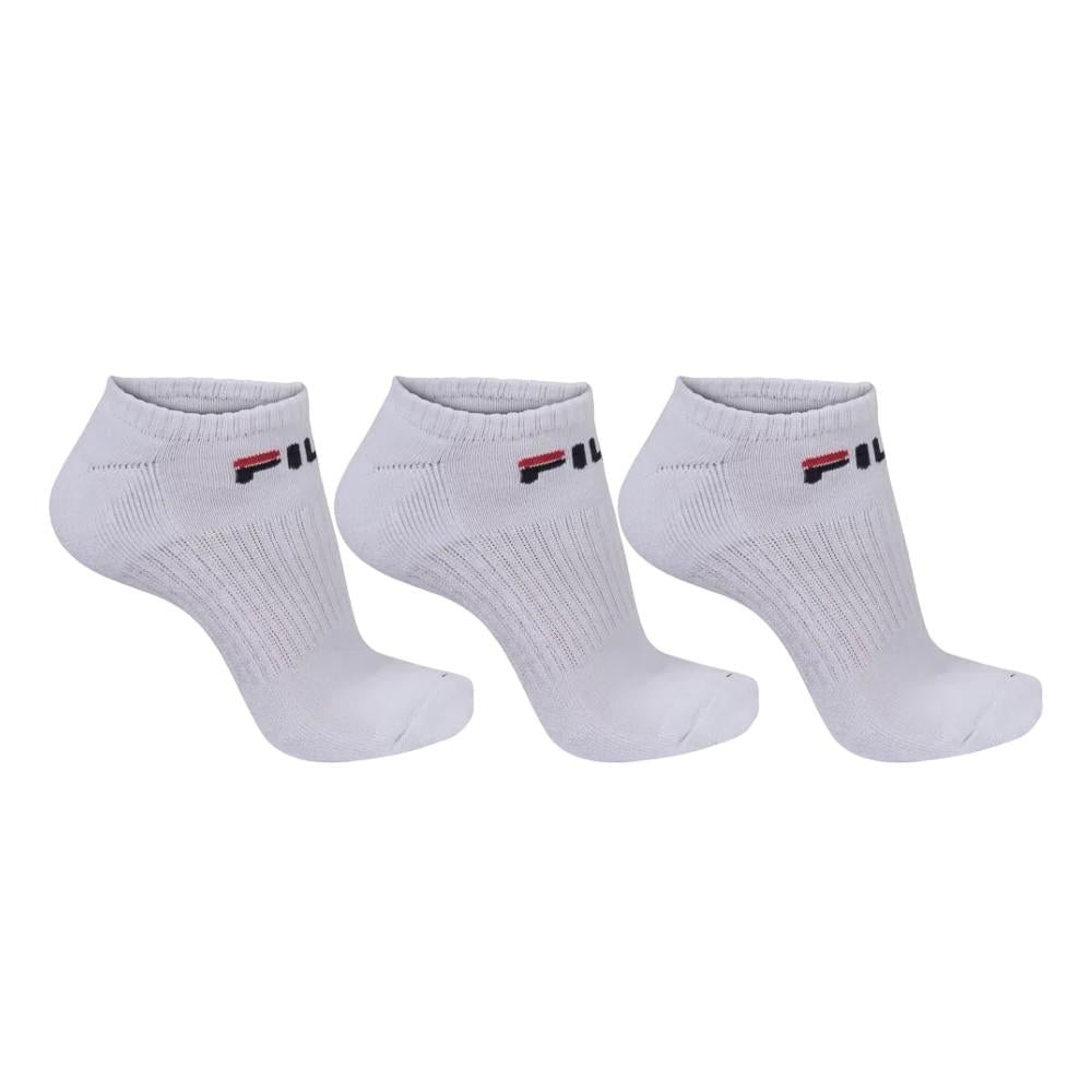 Fila Lifestyle Medias Unisex Tripack Canhoo Corto Blanco