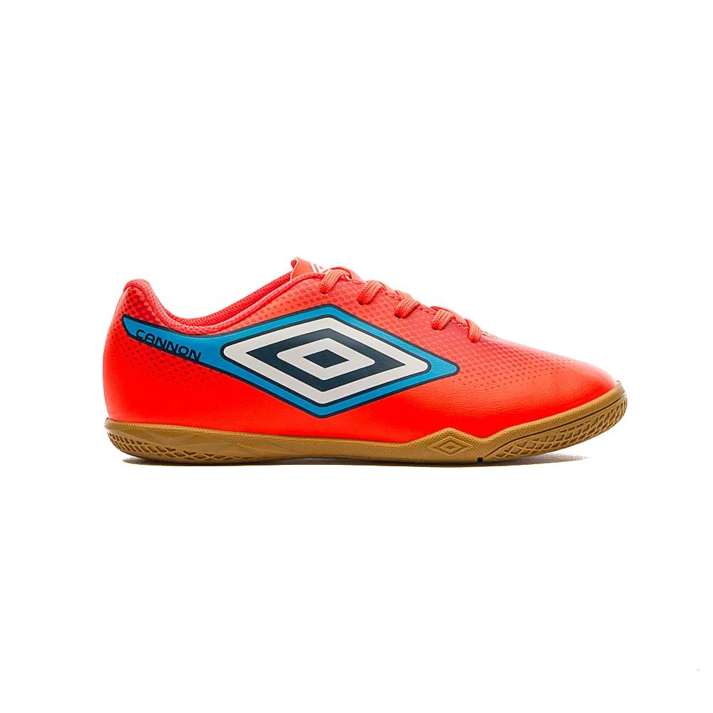 Umbro Indoor Niños Futbol Cannon Jr Coral/Rojo/Azul