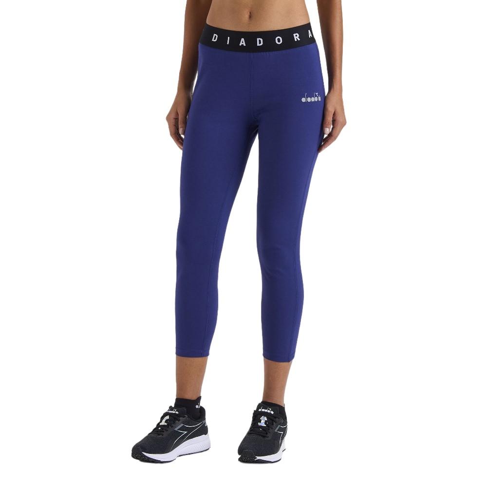 Diadora Calzas Femenino SportStyle L. 7/8 Stc Leggings Be One Blue Print