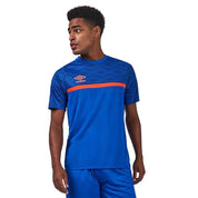 Umbro Masculino T-Shirts D-Bright Royal/Naranja