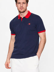 Remera Masculino Diadora Polo SS Core Azul