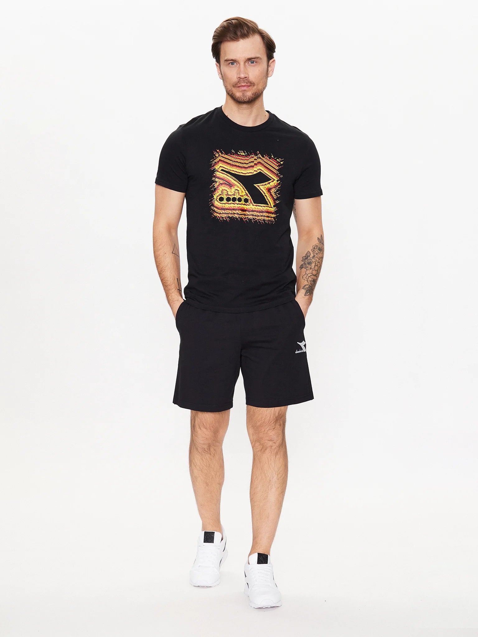 Remera Masculino Diadora SS Freize Negro