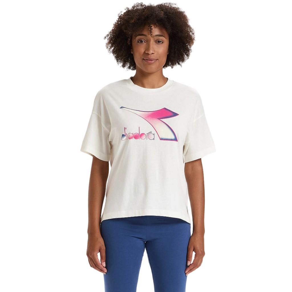 Diadora T-Shirt Femenino SS Lush Whisper White