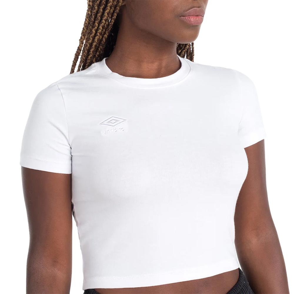 Umbro Remeras Femenino Moda Essential Comfy Blanco