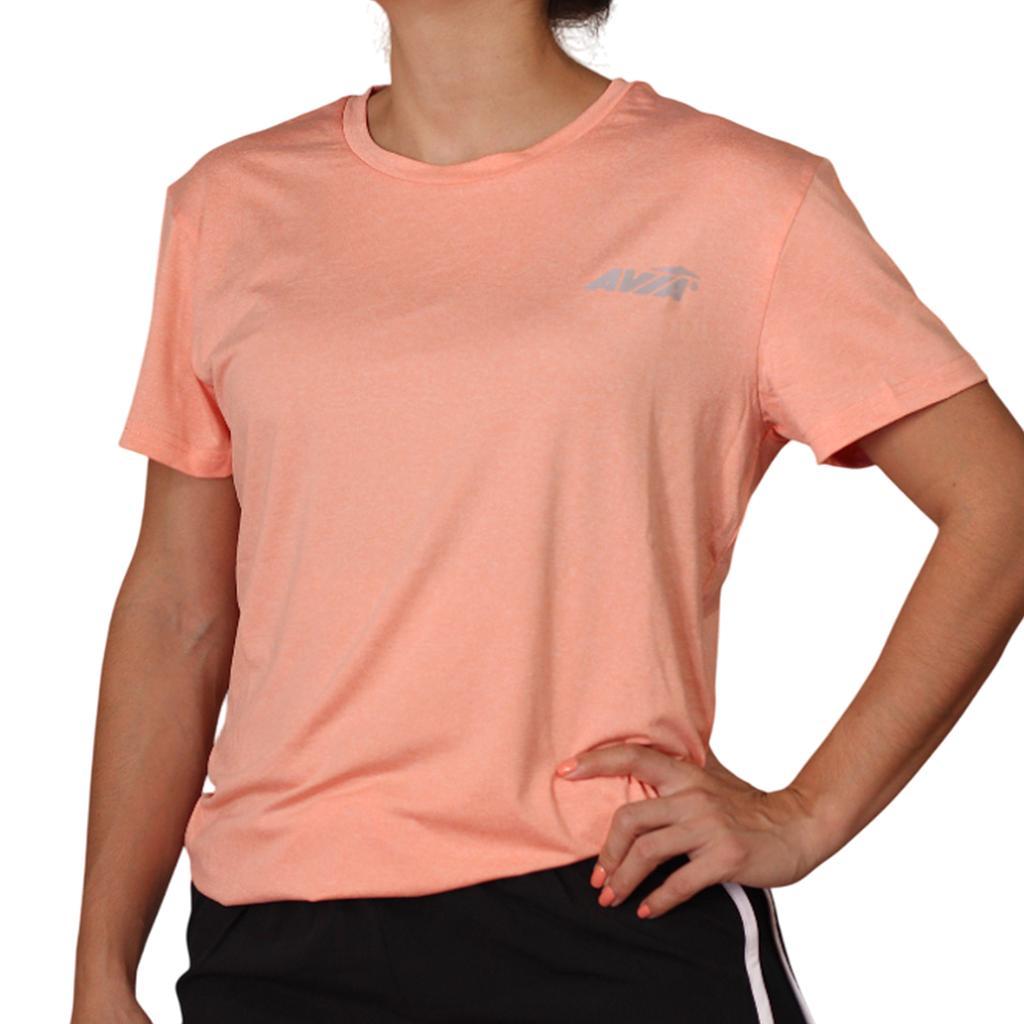 Avia Remeras Femenino Training Urban Coral