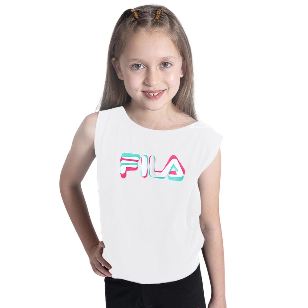 Fila Remeras Niños Aurora T Shirts White