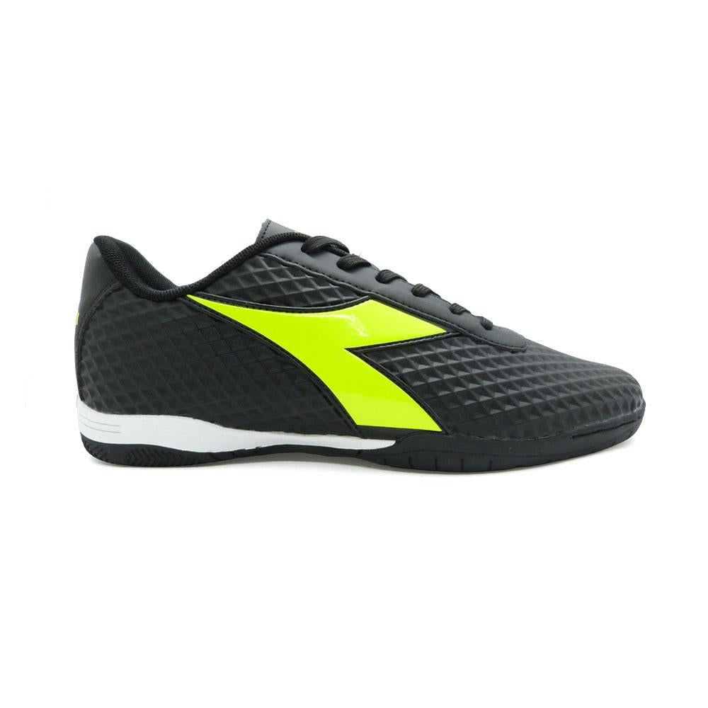 Diadora Masculino Futbol Indoor Urano Black/Yellow Fluo