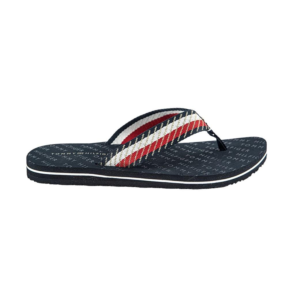 Tommy Hilfiger Femenino Zapatillas Elevated Mid Beach Sandal Desert Sky