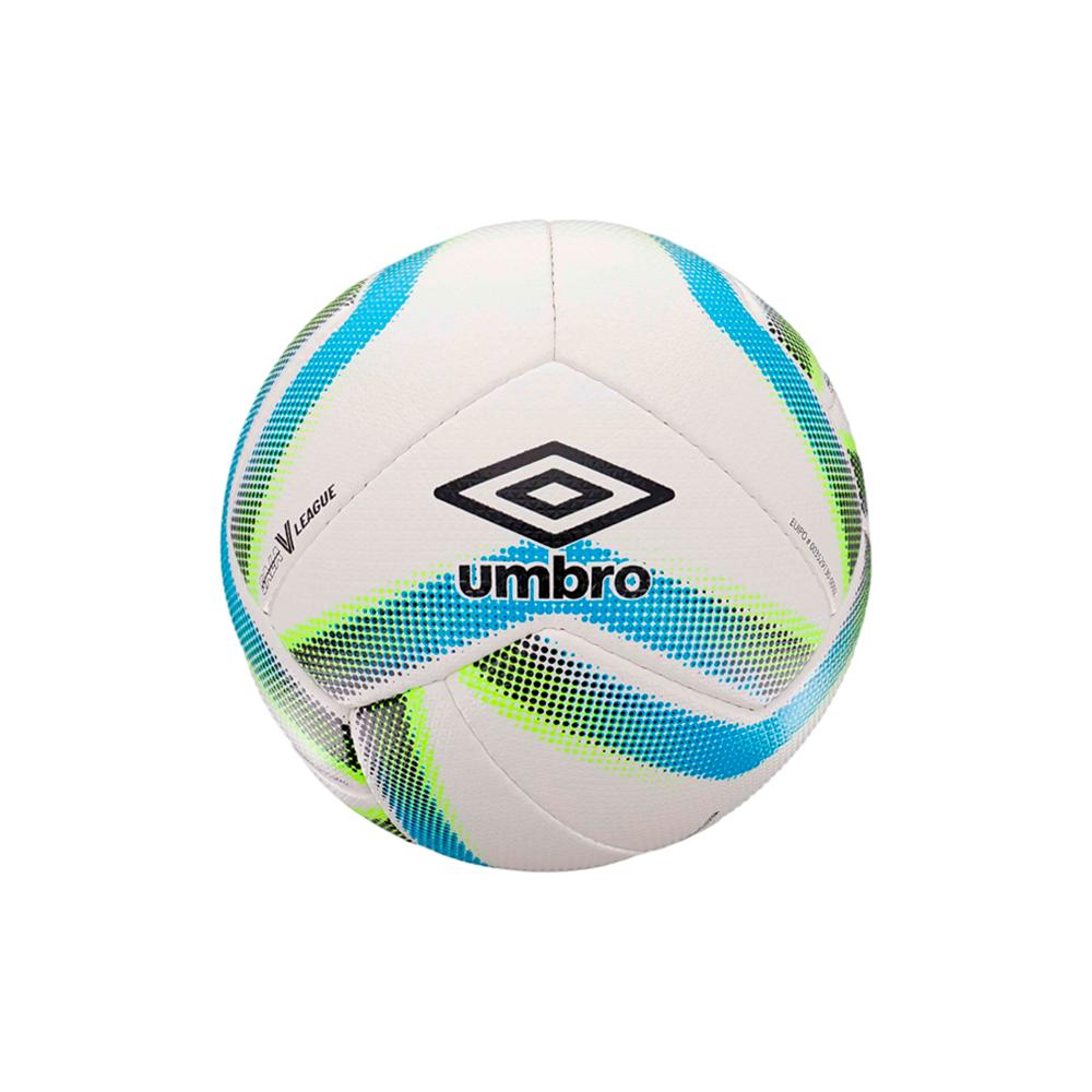 21381U-MFT Umbro Pelotas Unisex Futbol Futsal Ball Sala V League Branco/Preto/Azul