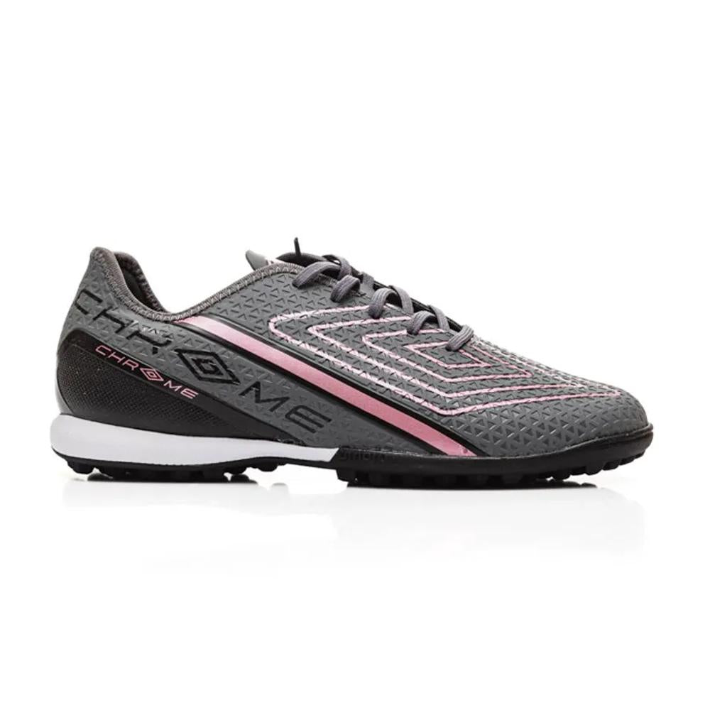 Umbro Futbol Society Masculino Chrome Grafito/Negro/Rosa