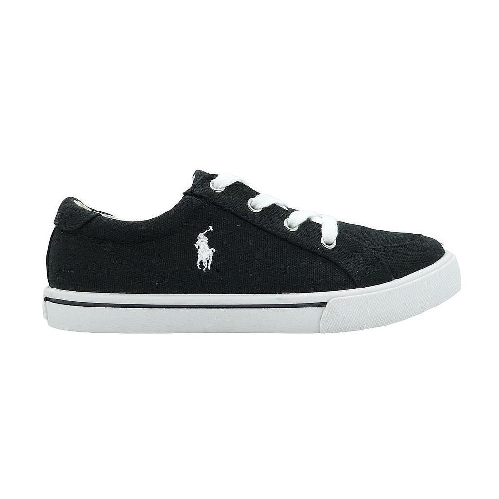 Polo Niños Brisbane Lite Black Canvas W/White Pp