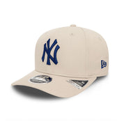 New Era Gorros MLB 9Fifty Stretch Snap New York Yankees Light Beige/Navy