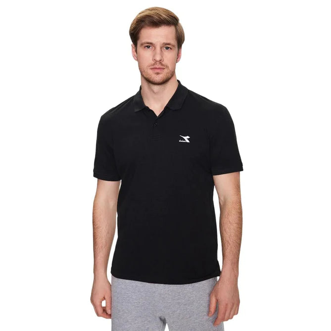 Remera Masculino Diadora Polo SS Core Negro